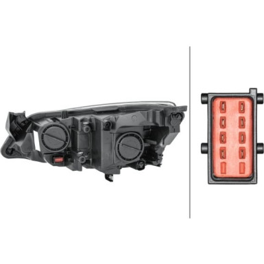 SCHEINWERFER R H7/H7/LED HELLA | OPEL ASTRA J 9,12-5,15 | 1EG 010 011-361 SCHEINWERFER R H7/H7/LED HELLA | OPEL ASTRA J 9,12-5,15 | 1EG 010 011-361