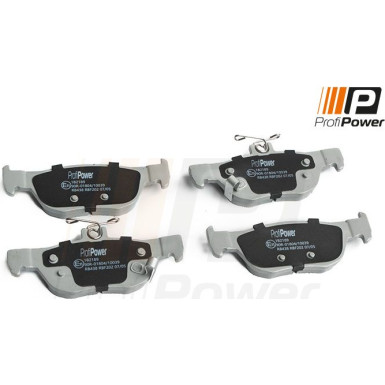 PROFIPOWER Bremsbelagsatz, Scheibenbremse 1B2189