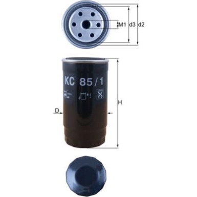 MAHLE Kraftstofffilter | KC 85/1