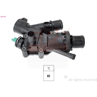 Thermostat, Kühlmittel Made in Italy - OE Equivalent 1.880.790