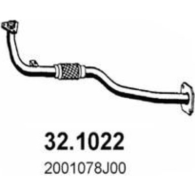 Abgasrohr | NISSAN Primera 90 | 32.1022
