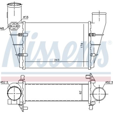 Ladeluftkühler PKW AUDI A4 FIRST FIT 96896