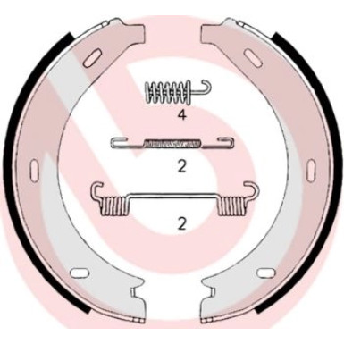 S 50 517 Bremsbackensatz, Feststellbremse ESSENTIAL LINE S 50 517 Bremsbackensatz, Feststellbremse ESSENTIAL LINE
