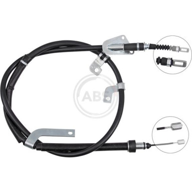 A.B.S. Seilzug, Feststellbremse K10053 A.B.S. Seilzug, Feststellbremse K10053