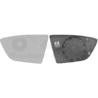 Aussenspiegelglas li. bhz | Seat Leon 5F1 konvex OE 5F0 857 521 A
