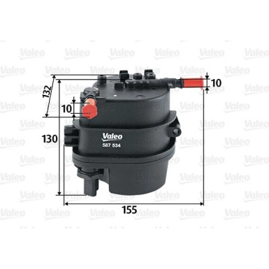 VALEO Kraftstofffilter | 587534