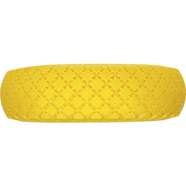 BGS Rad für Sackkarren/Bollerwagen PU, gelb/schwarz 260 mm BGS Do it yourself 80652