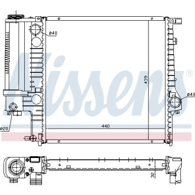 Wasserkühler PKW | BMW 3er (E36) | 60623A Wasserkühler PKW | BMW 3er (E36) | 60623A