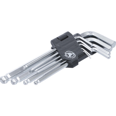 BGS Winkelschlüssel-Satz Innensechskant/Innensechskant mit Kugelkopf 1,5 - 10 mm 9-tlg BGS Do it yourself 815