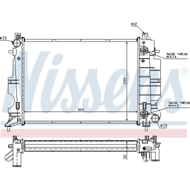 Wasserkühler PKW | SAAB 9-3,900 II | 64036A Wasserkühler PKW | SAAB 9-3,900 II | 64036A