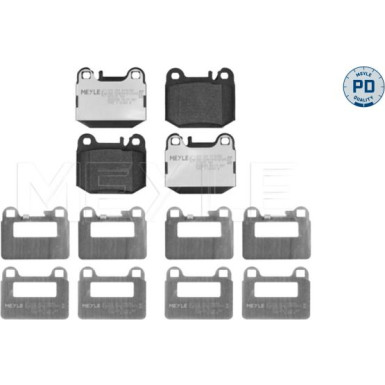 Bremsbelagsatz, Scheibenbremse | 025 231 5715/PD