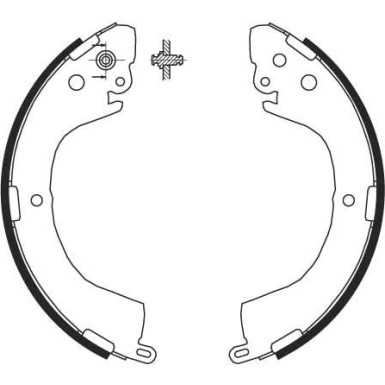 84 461 018 Bremsbacken | MITSUBISHI L200,L400 96 | GS8691