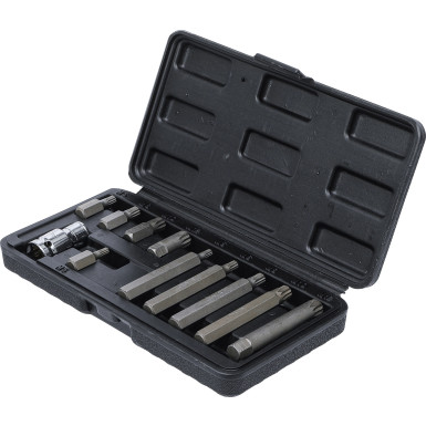 BGS Bit-Satz Antrieb Außensechskant 10 mm (3/8 ) Innenvielzahn (für XZN) 11-tlg BGS Do it yourself 5030