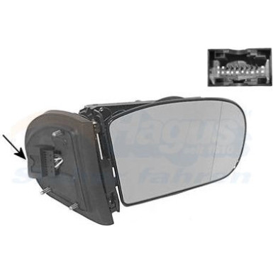 VAN WEZEL Außenspiegel 3032854 HAGUS