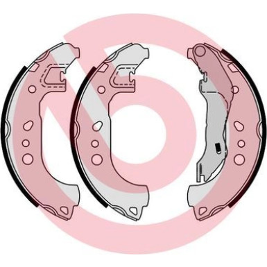 Bremsbackensatz HA SKODA Rapid, Roomester 07-19 ESSENTIAL LINE S 85 543