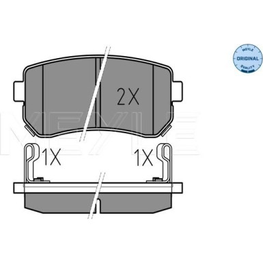 Bremsbelagsatz Kia T. Cee'D/Rio/Sportage 05- Mit Sensor | 025 243 2015/W