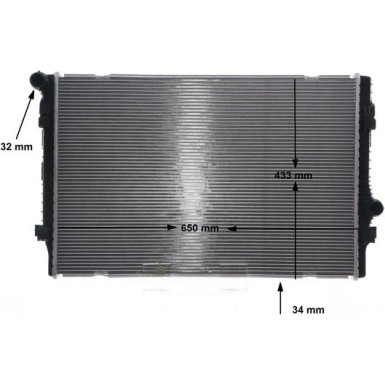 MAHLE Kühler, Motorkühlung CR 811 000S
