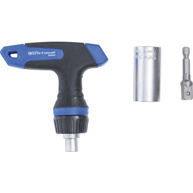 BGS Multi-Einsatz mit Adapter-Satz mit Ratschen-T-Griff, umschaltbar 3-tlg BGS Do it yourself 92540