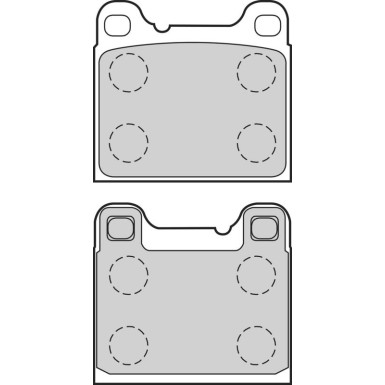 VALEO Bremsbeläge 302770