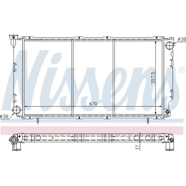 Wasserkühler PKW | SUBARU LEGACY (90-91) | 64087
