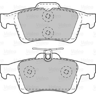 VALEO Bremsbeläge 601044