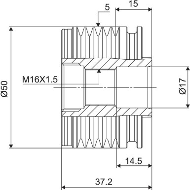 Generatorfreilauf | 588025