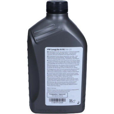 Original VW Motoröl Longlife IV FE 0W-20 GS60577C2 1 Liter