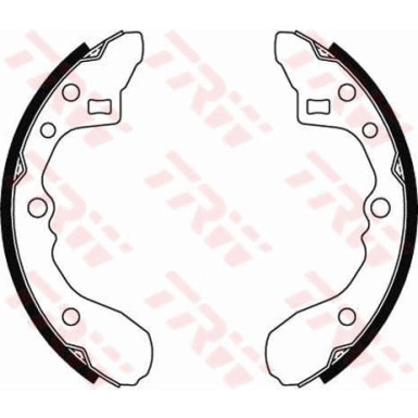 83 461 010 Bremsbacken | MAZDA 323 85 | GS8286