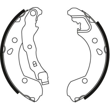 72 461 028 Bremsbacken | NISSAN Micra,Note,REN Clio,Modus 03 | GS8470