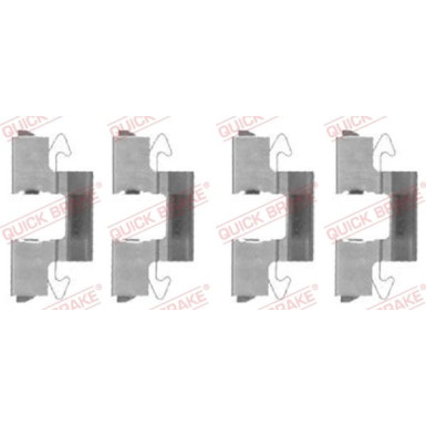 391-1714 Montagesatz f.Bremsklötze | MITSUBISHI Carisma | 109-1714