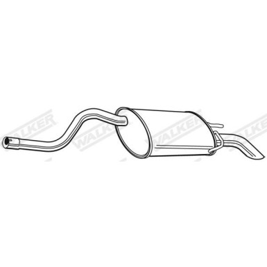 53 / Auspufftopf Hinten | RENAULT THALIA I 1.4 00 | 23002 53 / Auspufftopf Hinten | RENAULT THALIA I 1.4 00 | 23002