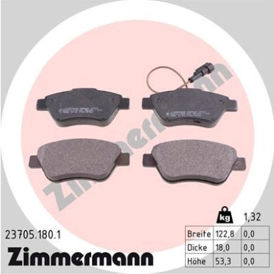 ZIMMERMANN Bremsbeläge