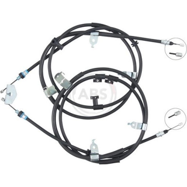 A.B.S. Handbremsseil Seilzug Festellbremse K14044