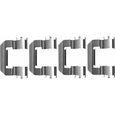 ZUBEHÖRSATZ, SCHEIBENBREMSBELAG | 82541100 ZUBEHÖRSATZ, SCHEIBENBREMSBELAG | 82541100