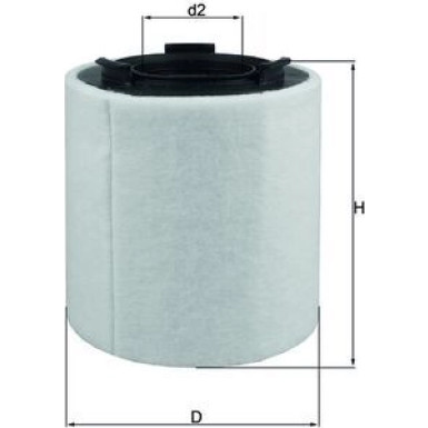 MAHLE Luftfilter | LX 2831