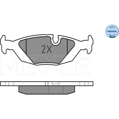 Bremsbelagsatz Bmw T. E28 81-87 | 252067516