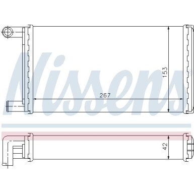 Heizkühler PKW | MERCEDES T1 207-210 77 | 72004