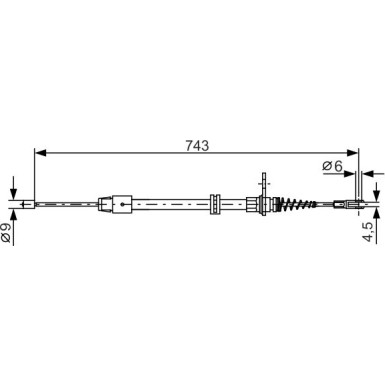 1 987 482 329 Seilzug, Feststellbremse