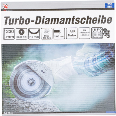 BGS Turbo-Trennscheibe Ø 230 mm BGS Do it yourself 3944