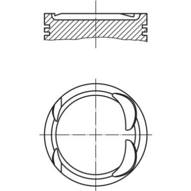 MAHLE ORIGINAL Kolben 0811202