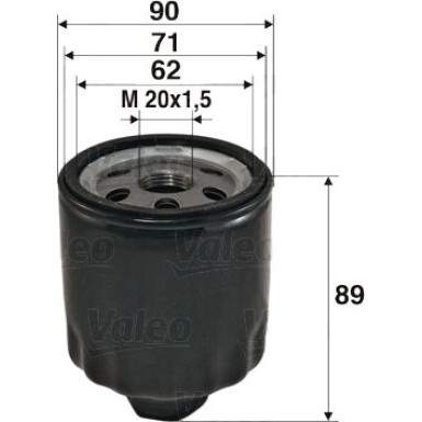 VALEO Ölfilter | 586004