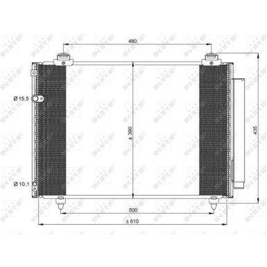 Kondensator, Klimaanlage EASY FIT 35860