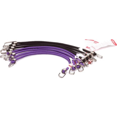 B-110258 K Jumbo Spanngurt Mini mit 2 Haken 25cm 8 Stk