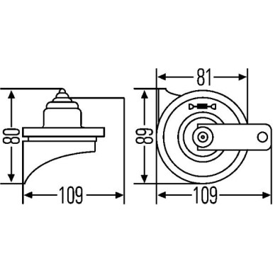 HELLA Horn 3FG007424-001