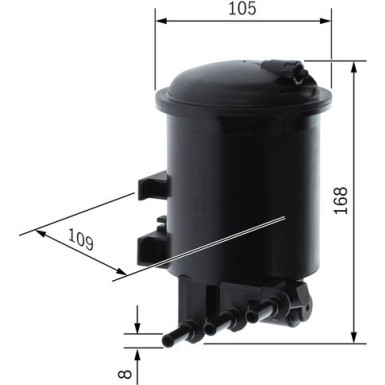 Kraftstofffilter | RENAULT Scenic | 0 450 906 461