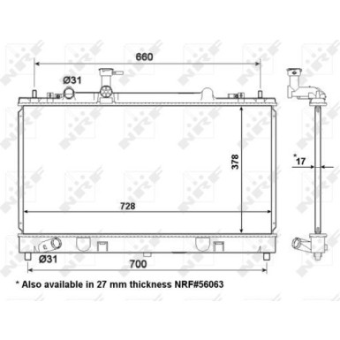 NRF Motorkühler 53412