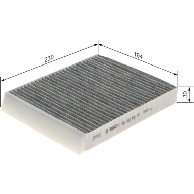 Aktivkohlefilter | RENAULT Scenic | 1987432469 Aktivkohlefilter | RENAULT Scenic | 1987432469