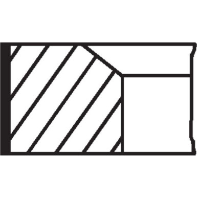 MAHLE Kolbenringsatz 681 RS 00106 0N1