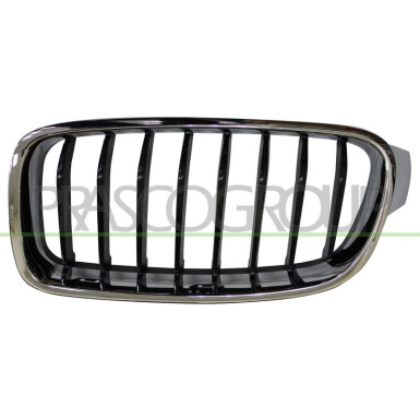 KÜHLERGRILL L CHROM/SCHWARZ PQ | BMW 3ER F30/F31 LIM/TOUR SPORT 10,11-10,18 | 1726,409,3