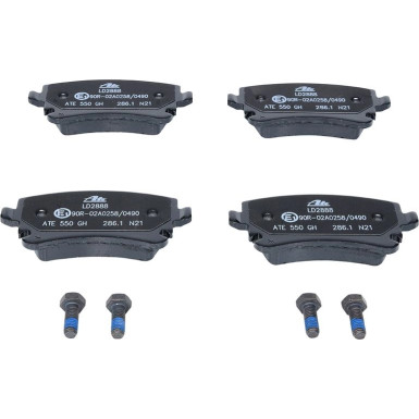 Bremsbelagsatz Audi T. A4/A6 2.0-4.2 04-11 Keramik | 13.0470-2888.2